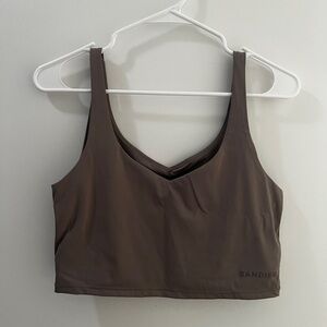 BANDIER V-Neck Tempo Crop Bra